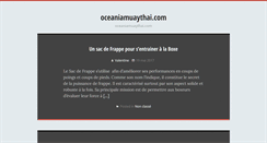 Desktop Screenshot of oceaniamuaythai.com